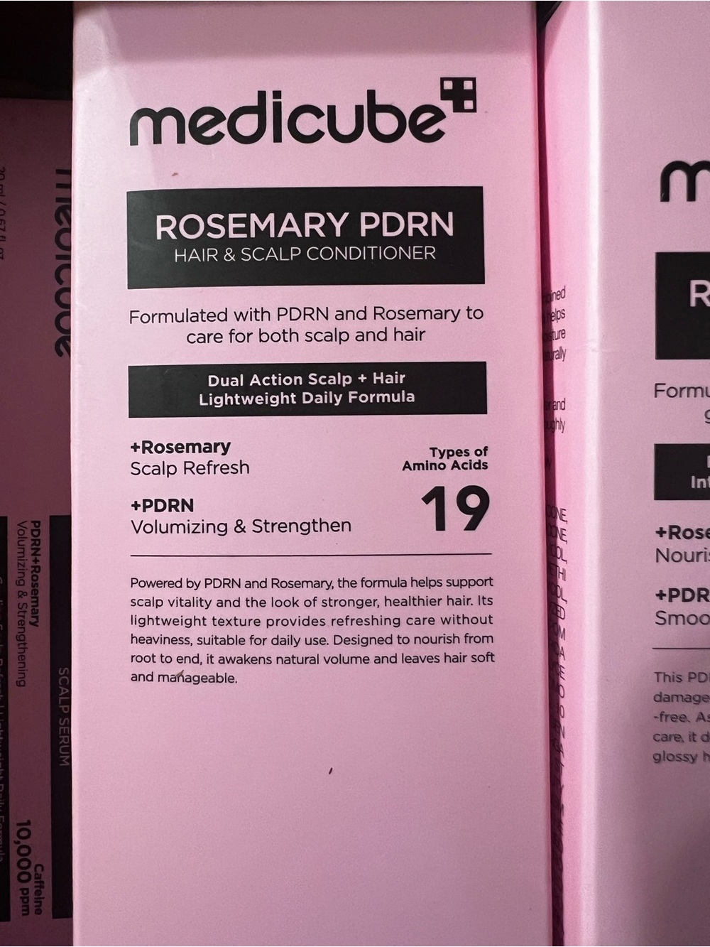 Medicube Rosemary PDRN Hair & Scalp Conditioner — Pink